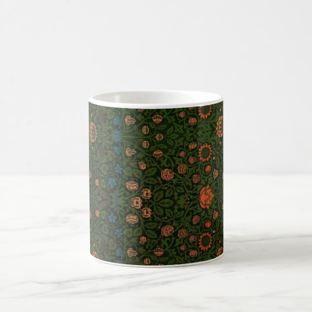 Violet and Columbine (av William Morris) Kaffemugg (Center)