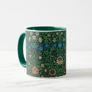 Violet and Columbine, William Morris Mugg