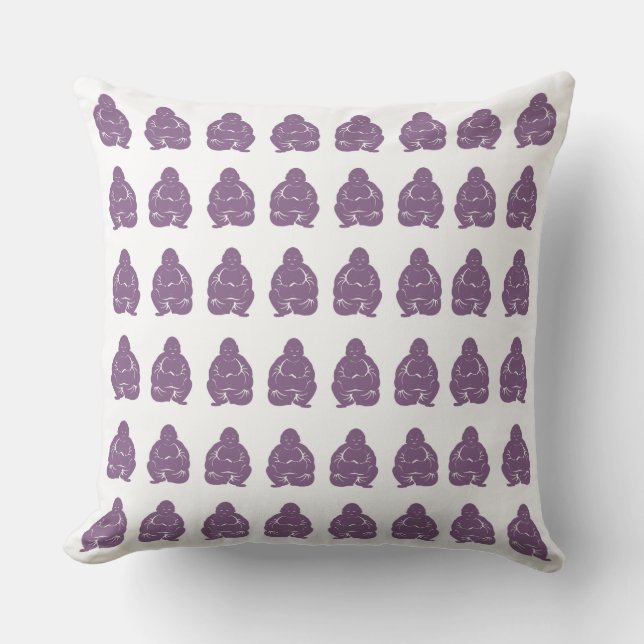Violet Asian Moods Buddah Boys Kudde (Framsida)
