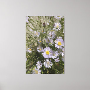 Violet Asters Canvastryck