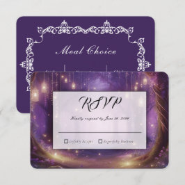  Violet at Midnight Enchanted Forest Wedding OSA Kort