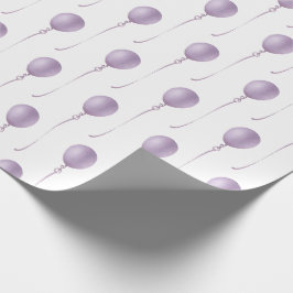 Violet balloon Gift Wrapping Paper - Cadeaupapier Presentpapper