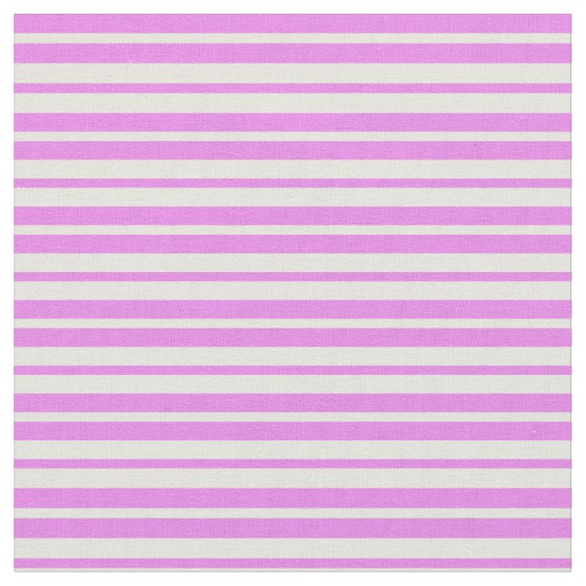 Violet & Beige Färgad Mönster Tyg (Närbild)