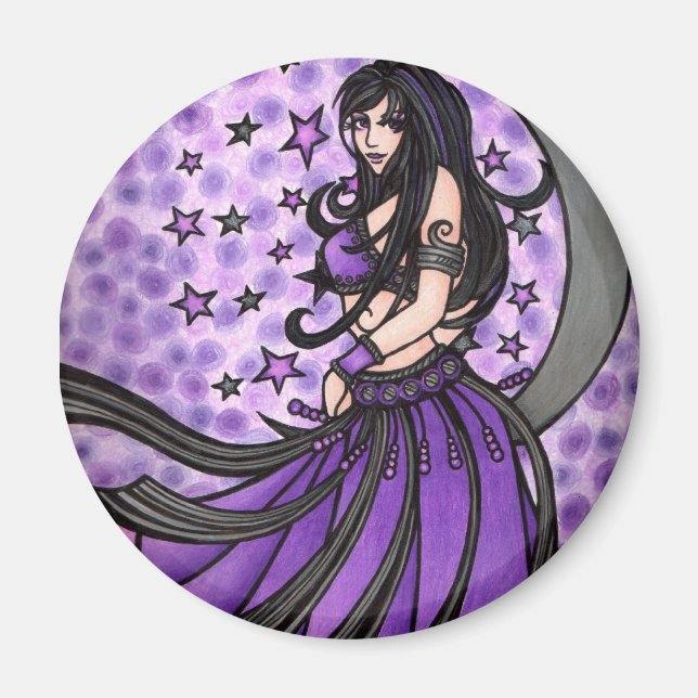 Violet Belly Dancer Magnet (Framsidan)