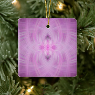 VIOLET - Biljettkonst - Julgransprydnad Keramik