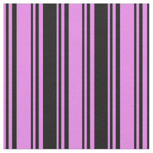 Violet & Black Stripe/LUNDA Mönster Tyg