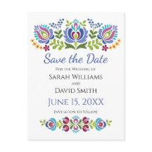 Violet Blommigt Bröllop i ungerska designen