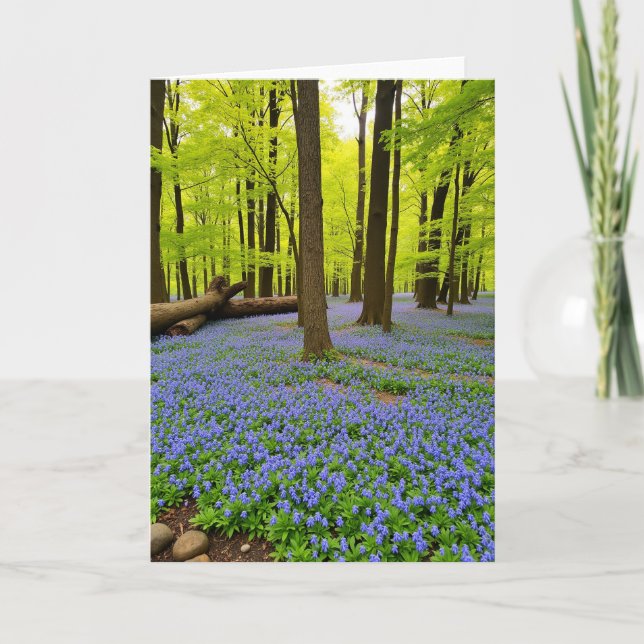 Violet Bloom Mors Dagskort Kort (Framsida)