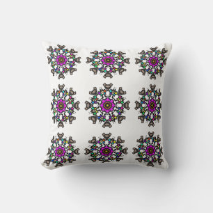 Violet Bloom Omlopp Kudde