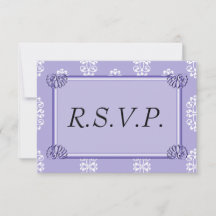 Violet Blue Damask Wedding OSA