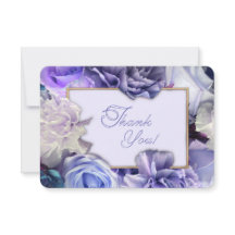 Violet Blue Rose Tacksamhetskort