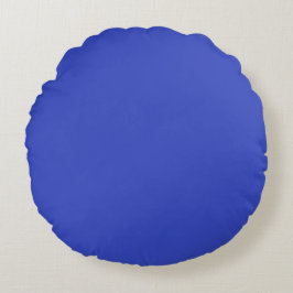 Violet Blue Round Pillow Rund Kudde