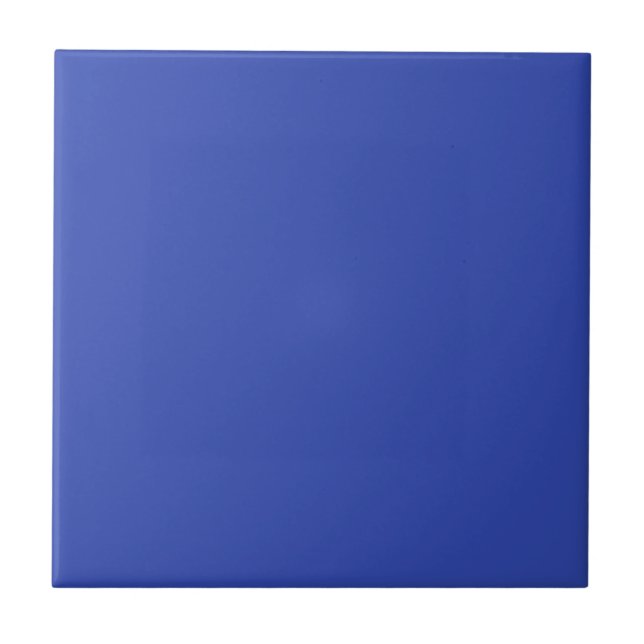 Violet Blue Solid Färg Tile Kakelplatta (Framsidan)