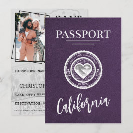 Violet California Passport Spara datum Datumet