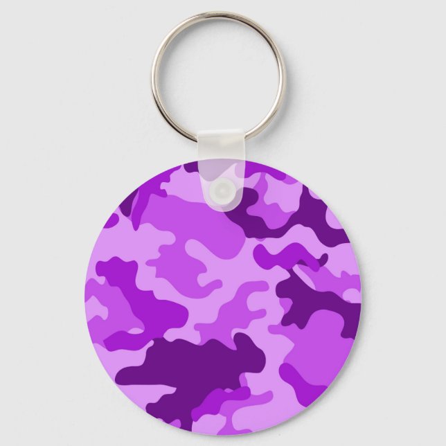 Violet Camo Keychain Nyckelring (Framsida)