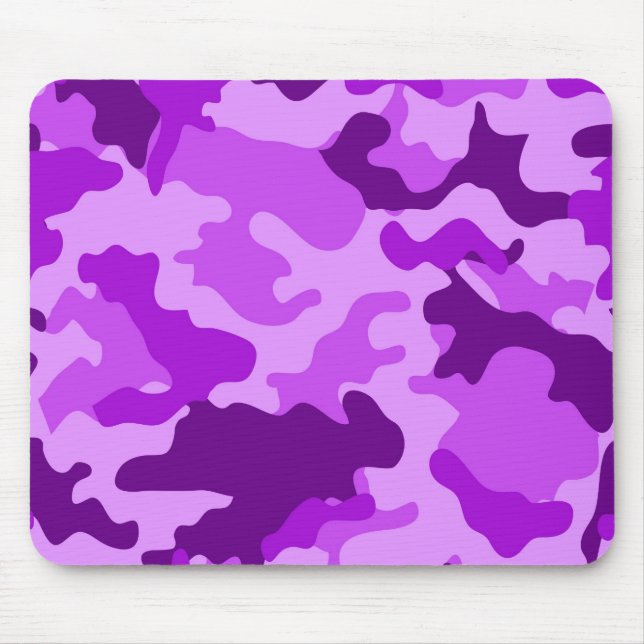 Violet Camo Mousepad Musmatta (Framsidan)