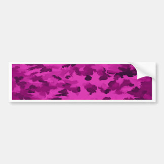 Violet Camouflage Mönster Bildekal