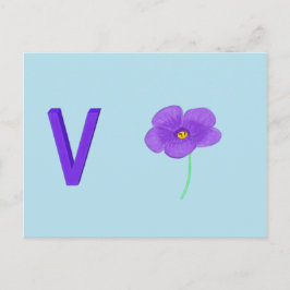 Violet Card Vykort
