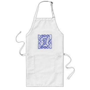 VIOLET CELTIC KNOT Long Apron Långt Förkläde