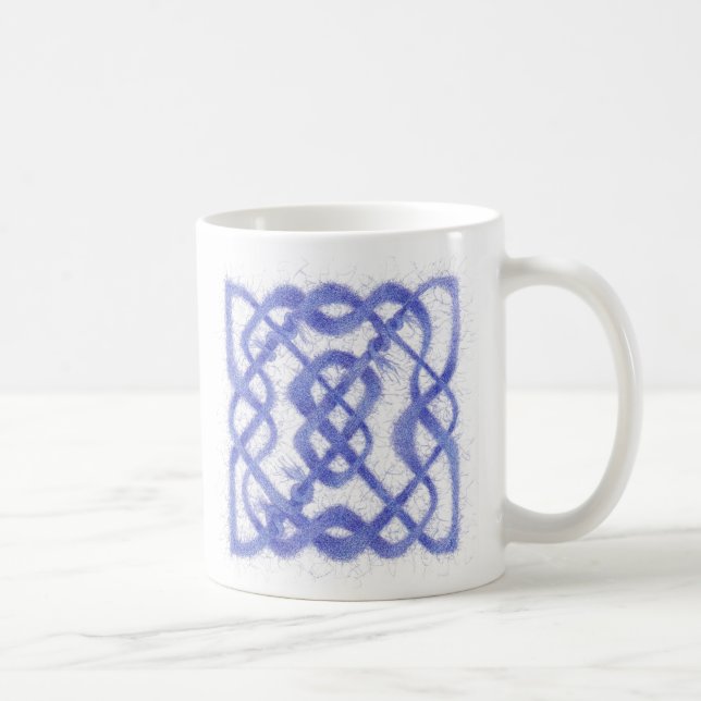 VIOLET CELTIC KNOT White Mugg (Höger)