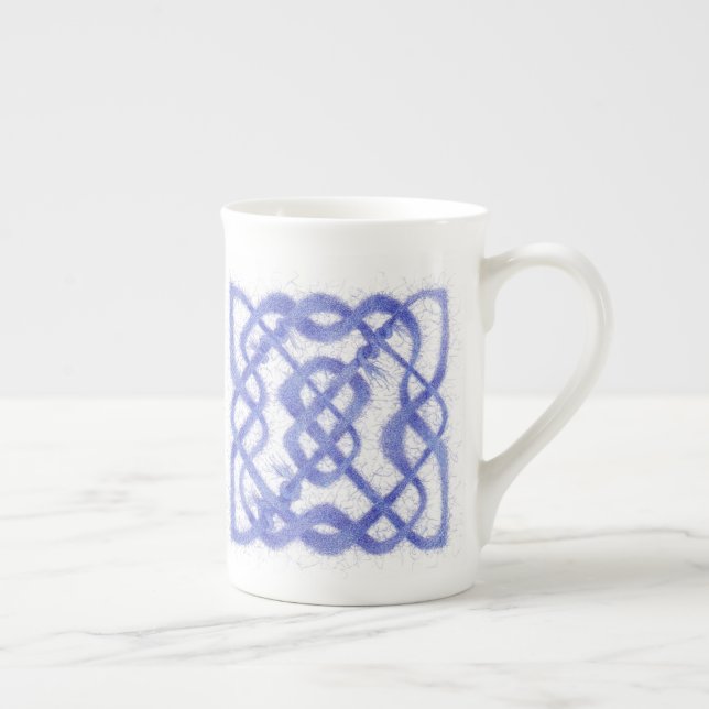 VIOLET CELTIC MUGG Bone China Mugg Benporslin Mugg (Höger)