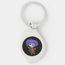 Violet Charm Keychain