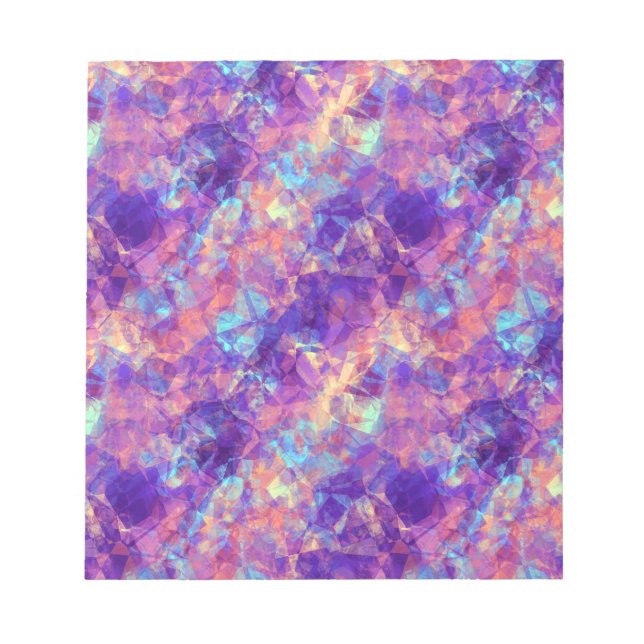 Violet Crumpled Struktur Anteckningsblock (Framsida)