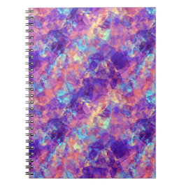 Violet Crumpled Struktur Anteckningsbok Med Spiral