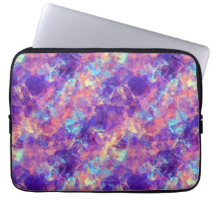 Violet Crumpled Struktur Laptop Fodral