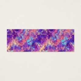 Violet Crumpled Struktur Litet Visitkort