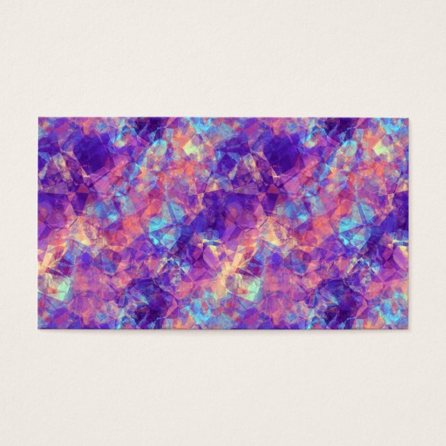 Violet Crumpled Struktur Visitkort (Framsidan)