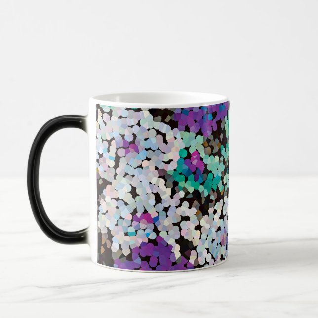 Violet Crystal Garden Magisk Mugg (Vänster)