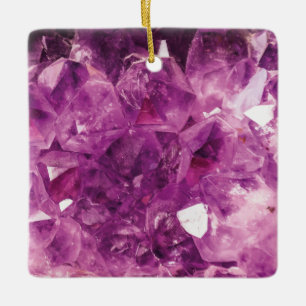 Violet Crystal Julgransprydnad Keramik