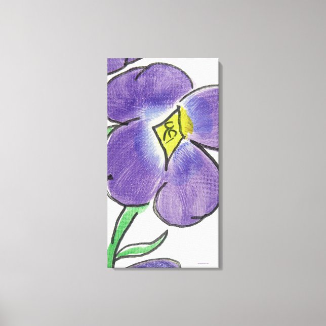 "Violet" D.C.B.-2022 Canvastryck (Framsida)