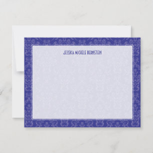 Violet Damask Note Anteckningskort