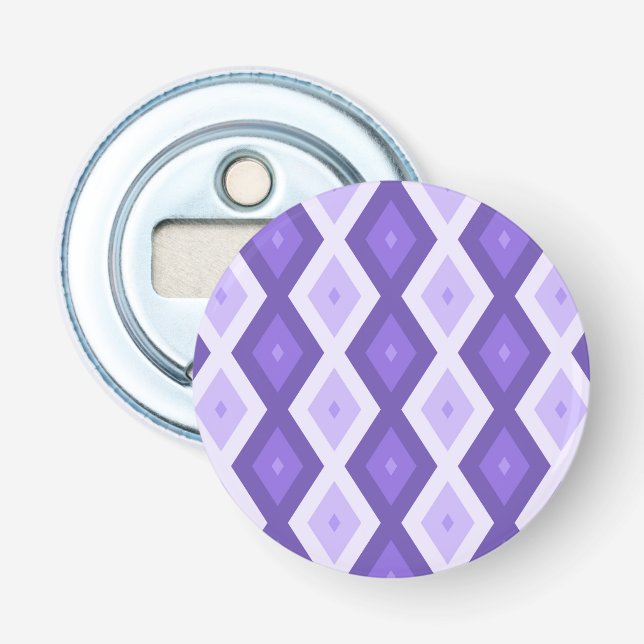 Violet diamant mönster flasköppnare (Framsidan)