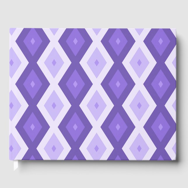 Violet diamant mönster gästböcker (Framsida)