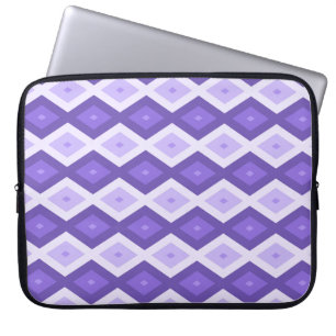 Violet diamant mönster laptop fodral