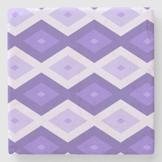 Violet diamant mönster stenunderlägg (Framsidan)