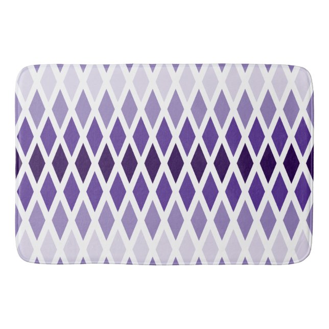 Violet Diamond Ombre Badrumsmatta (Framsidan)