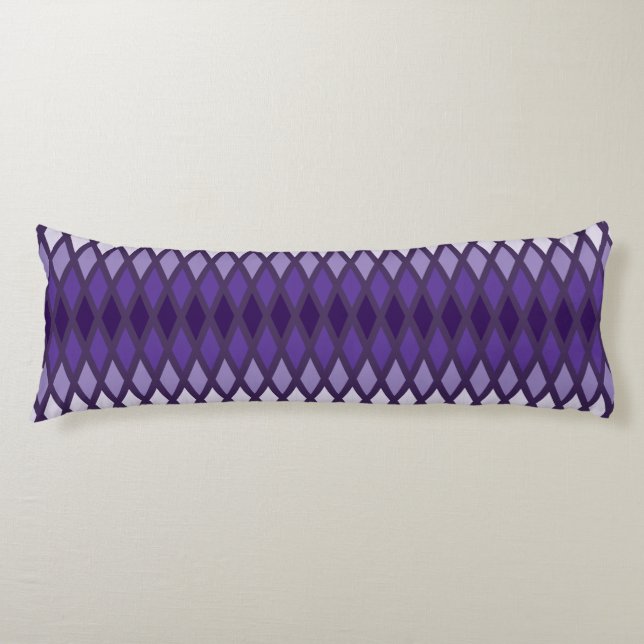 Violet Diamond Ombre Kroppskudde (Framsidan)