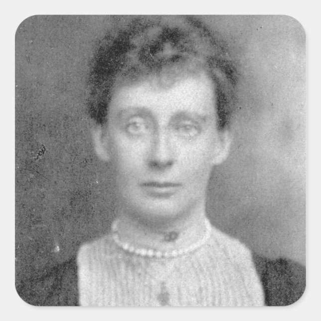 Violet Dickinson Fyrkantigt Klistermärke (Framsida)