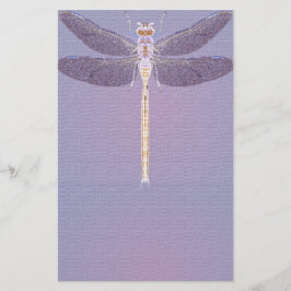 Violet Dragonfly Brevpapper