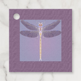 Violet Dragonfly Mors dag Gåvor Etiketter