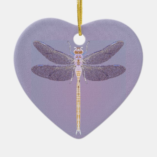 Violet Dragonfly Ornament (Framsidan)