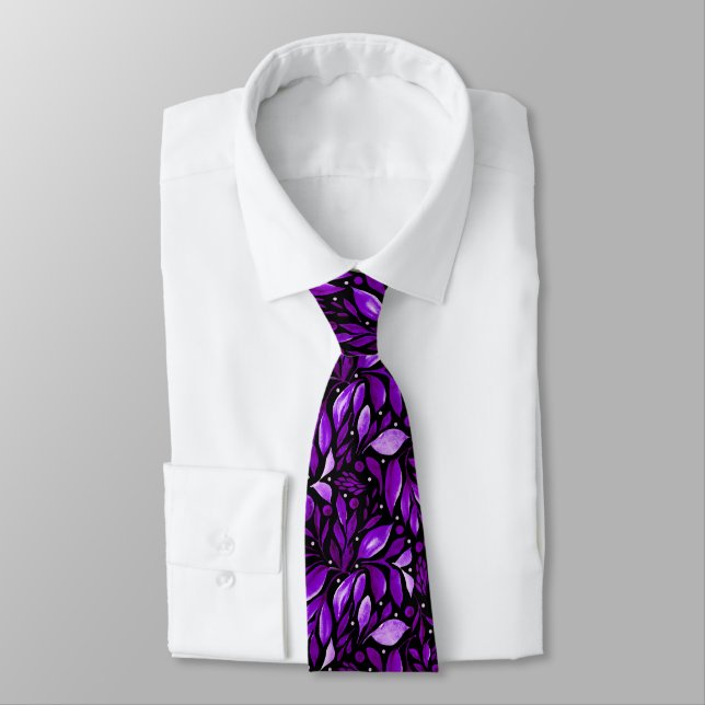 Violet Dream - Black & Lila Botanical Slips (Bunden)