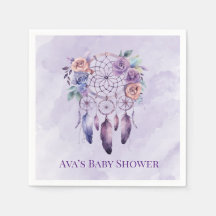Violet Dreamcatcher och Flowers Girl Baby Shower