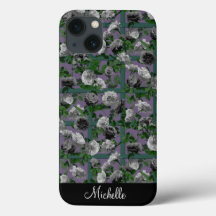 Violet Elegant Blommigt Ro