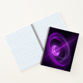 Violet Energy Vortex Spiralblock