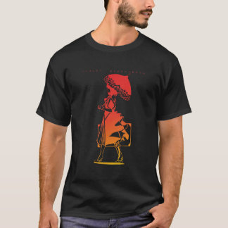 Violet Evergarden Solnedgång Siluett Anime Fan Kon T Shirt